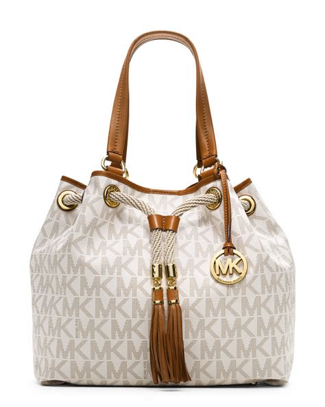 white michael kors tote bag|Michael Kors Tote bag price.